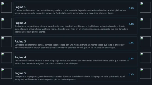 Logros de Blasphemous 2 en Steam