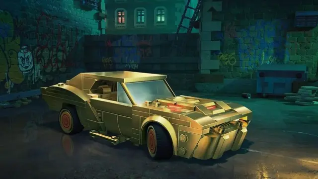 Los 3 batmóviles dorados de LEGO Batman: El Legado del Caballero Oscuro