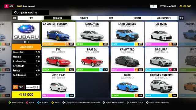 Cómo conseguir puntos de maestría y tiradas de ruleta infinitas en Forza Horizon 6