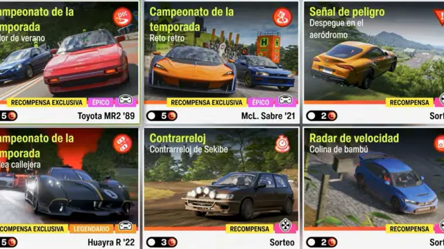 Cómo completar la serie 1 de desafíos del festival de verano de Forza Horizon 6