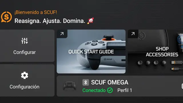 Scuf App - Configuración Scuf Omega para PS5 y PC