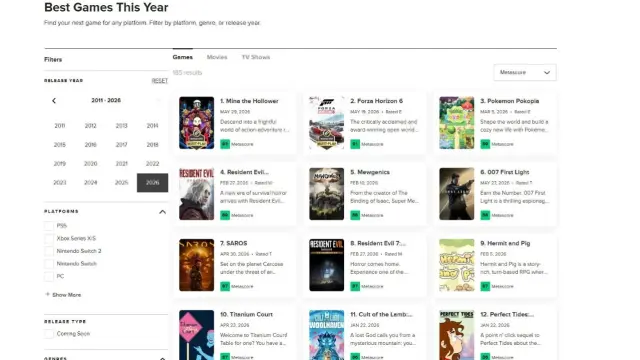 Mina the Hollower es el juego mejor valorado de 2026 en Metacritic