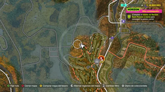 Localización tesoro Minamino Forza Horizon 6 festival otoño