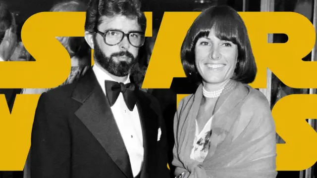 Marcia Lucas y George Lucas de Star Wars