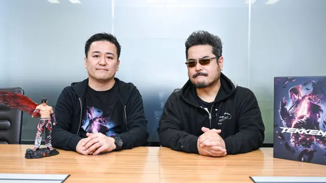 Kohei Ikeda y Katsuhiro Harada en Bandai Namco