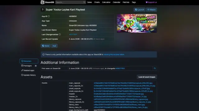 Super Yooka-Laylee Kart filtrado en SteamDB