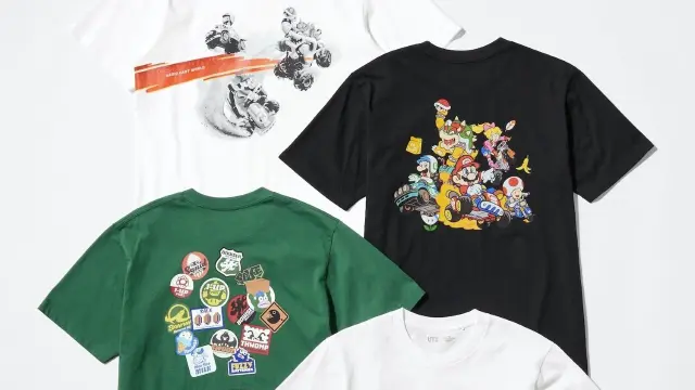 Camisetas Uniqlo de Mario Kart World
