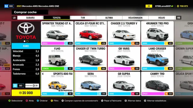 Los 10 coches más raros de Forza Horizon 6 y cómo conseguirlos