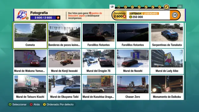 Todos los desafíos fotográficos de Forza Horizon 6