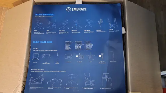 Embrace, unboxing y presentación de la silla de Corsair