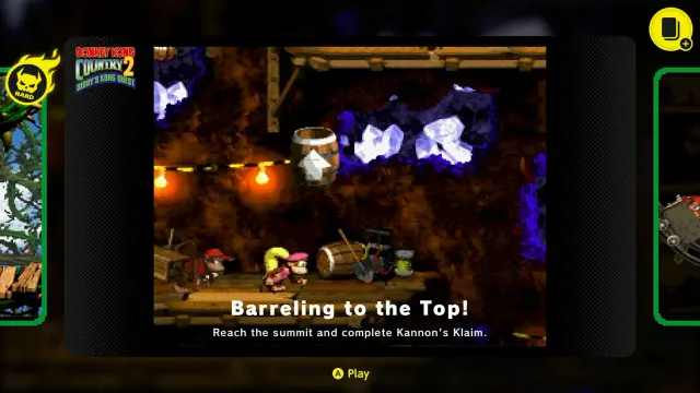 Desafíos Donkey Kong Nintendo Switch Online