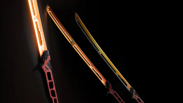 Réplica de la katana térmica de Cyberpunk 2077