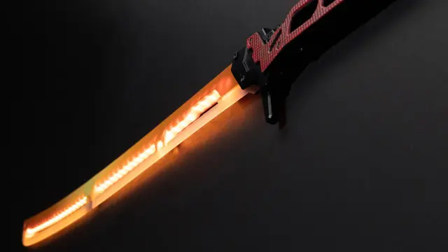 Réplica de la katana térmica de Cyberpunk 2077