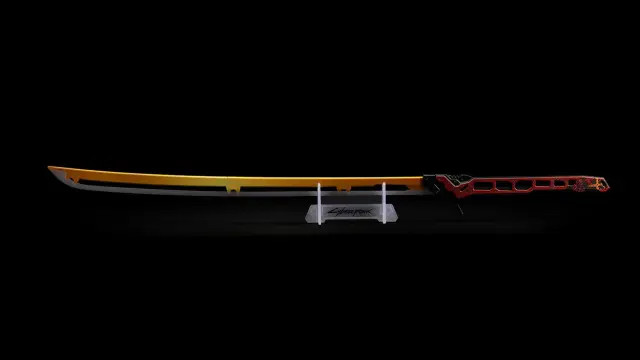 Réplica de la katana térmica de Cyberpunk 2077