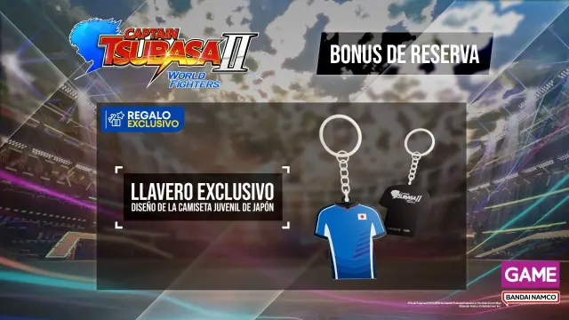 Captain Tsubasa 2 World Fighters con llavero exclusivo GAME