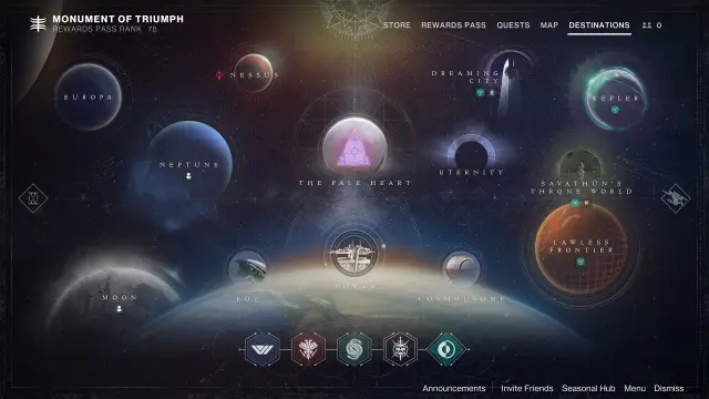 Destiny 2 Monumento de Triunfo
