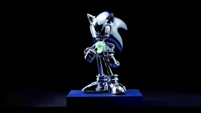 Estatua de Sonic por el 35 aniversario
