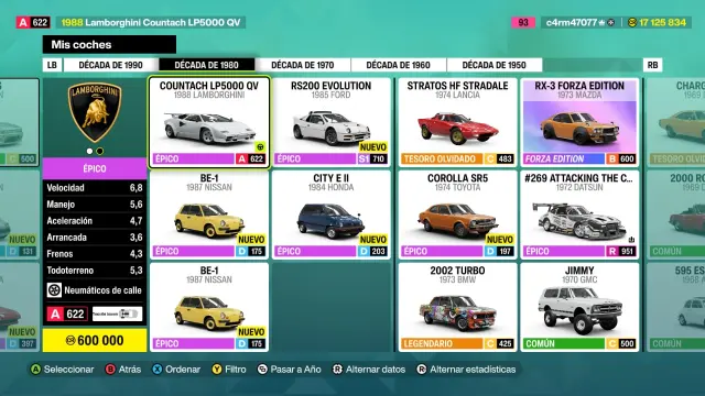 Desafío fotográfico de los 80 en Forza Horizon 6