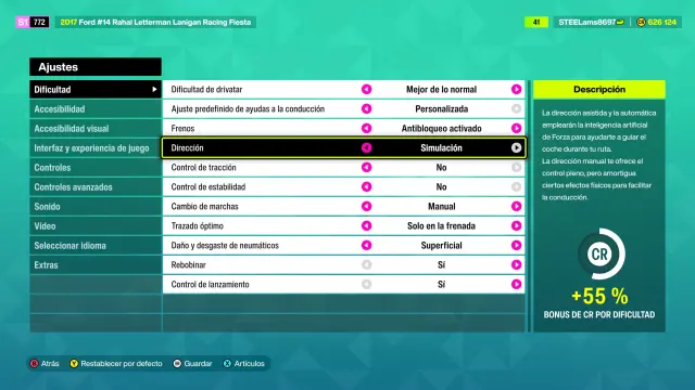 Mejores ajustes y settings de Forza Horizon 6 para jugar con mando