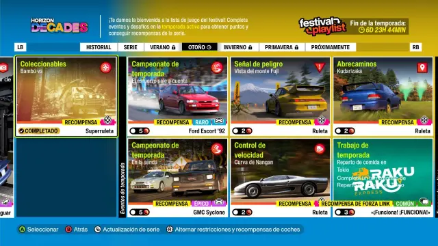 Cómo completar el desafío ''Bambú va'' de Forza Horizon 6 en el festival de otoño de Horizon Decades