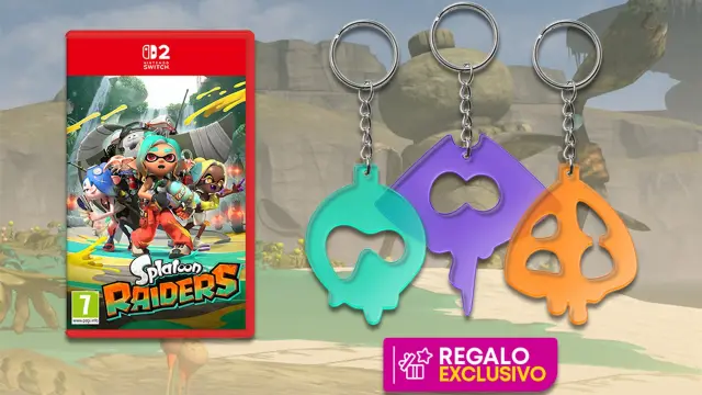 Reserva Splatoon Raiders en GAME y llévate un set de llaveros exclusivo de regalo