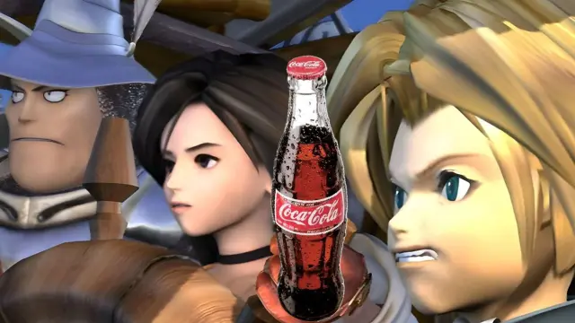 Final Fantasy IX protagonizó este anuncio de Coca Cola en Japón en el año 2000