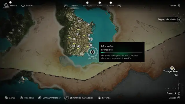Dónde encontrar a los 7 animales amistosos de Assassin's Creed Black Flag Resynced y tener un mono de mascota
