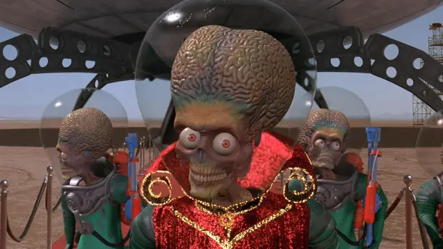 Los alienígenas de Mars Attack! de Tim Burton