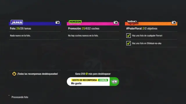 Cómo completar el desafío fotográfico Poder floral y la búsqueda del tesoro de Nangan en Forza Horizon 6