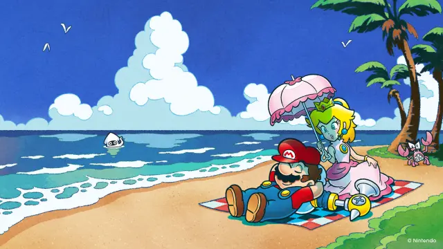 Arte de Super Mario Sunshine en Nintendo Switch 2