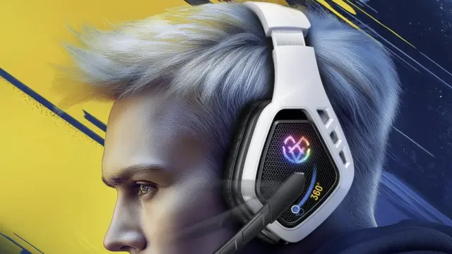 Cascos con estética muy gamer y baratos.