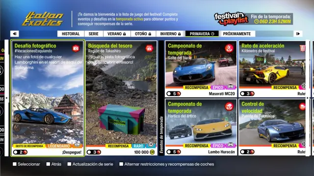 Cómo completar el desafío fotográfico Vacaciones esquiando en Forza Horizon 6 y la búsqueda del tesoro de Takashiro