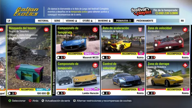 Cómo completar el desafío fotográfico Vacaciones esquiando en Forza Horizon 6 y la búsqueda del tesoro de Takashiro