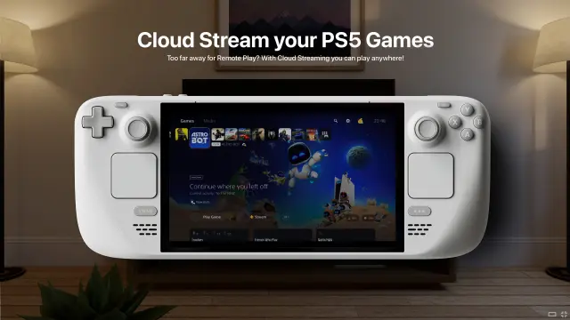 Una aplicación permite hacer streaming de los juegos de PS Plus en Steam Deck