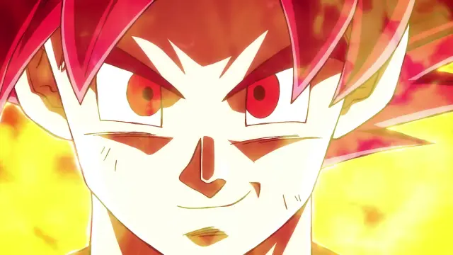 Goku Super Saiyan God en Dragon Ball Super: Beerus