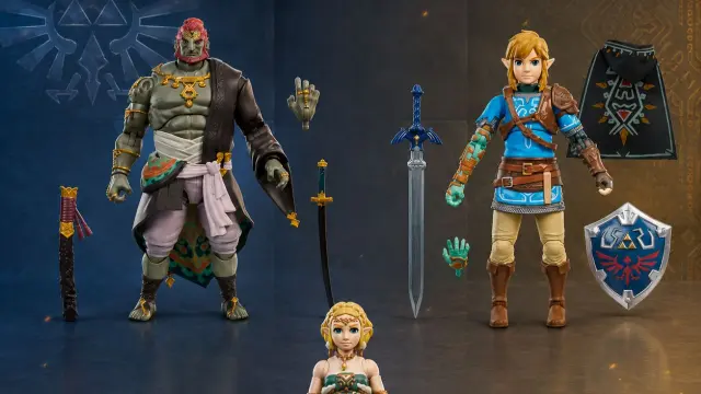 Figuras articulables de Zelda Tears of the Kingdom por Hasbro