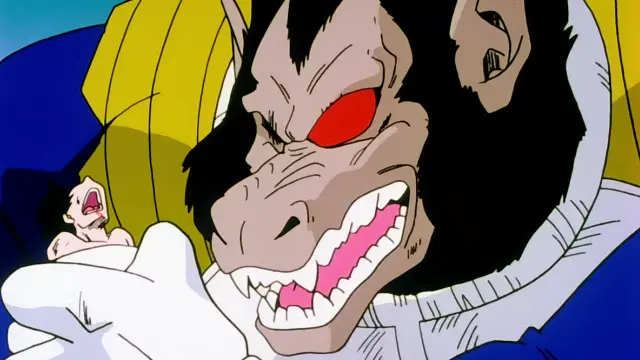 Ohzaru Vegeta y Goku en Dragon Ball Z