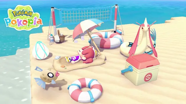 Pokémon Pokopia evento Consigue escamas para Feebas