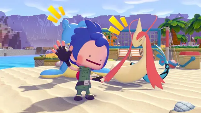 Pokémon Pokopia evento Consigue escamas para Feebas