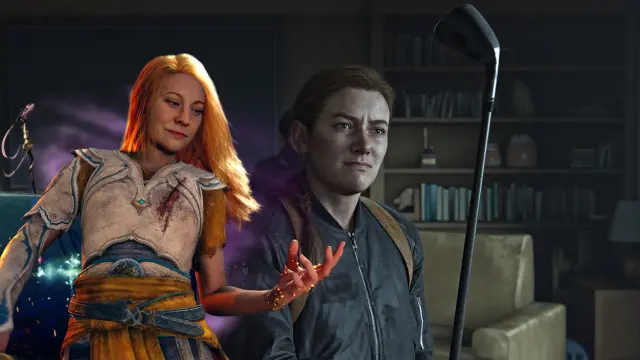 La actriz de God of War Laufey hizo añicos el palo de golf de The Last of Us: Parte 2