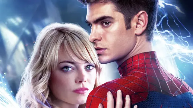 Emma Stone y Andrew Garfield en The Amazing Spider-Man 2