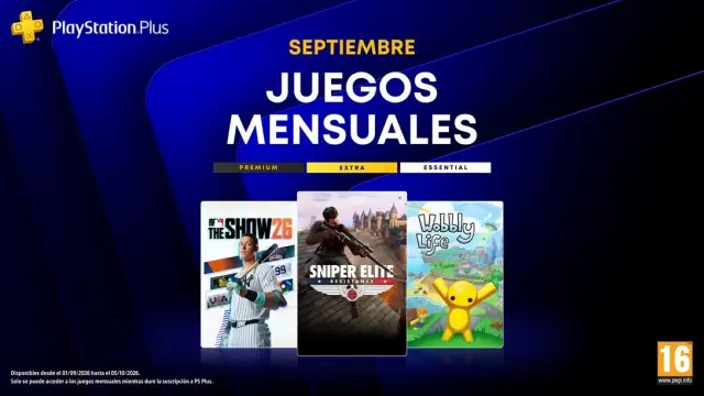 Juegos de PS Plus de septiembre de 2026