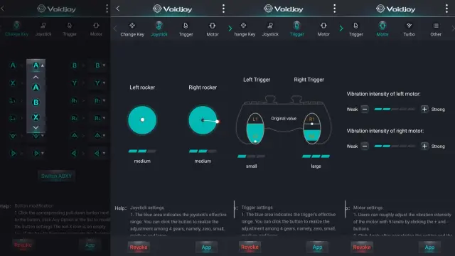 Voidjoy SkyLark S1 Pro, configuración