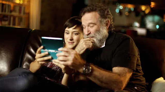 Robin Williams y su hija Zelda