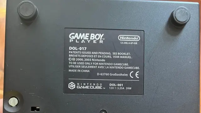 Accesorio GBA Player de GameCube
