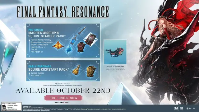 Incentivos por reserva de Final Fantasy Resonance