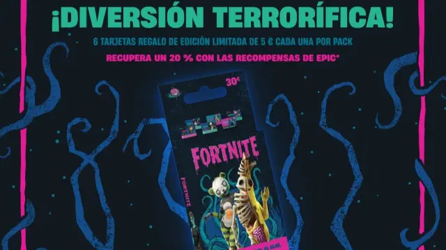 Tarjetas de regalo Fortnite de Diversión Terrorífica