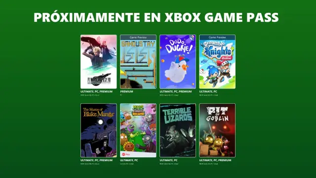 Nuevos juegos de XBOX Game Pass en la segunda quincena de octubre de 2026