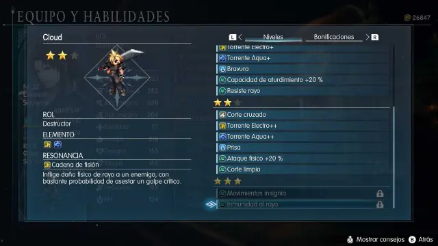 Cómo conseguir la visión de Cloud en Final Fantasy Resonance y mejores habilidades y ataques