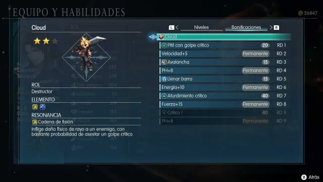 Cómo conseguir la visión de Cloud en Final Fantasy Resonance y mejores habilidades y ataques